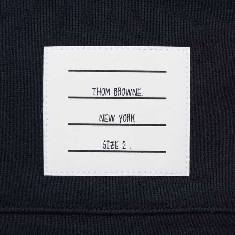 THOM BROWNE THOM BROWNE＜トム ブラウン＞ 4BERジップアップスウェットパーカー NAVY