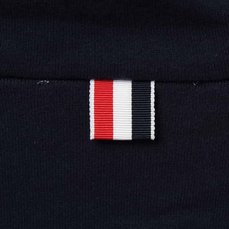 THOM BROWNE THOM BROWNE＜トム ブラウン＞ 4BERジップアップスウェットパーカー NAVY