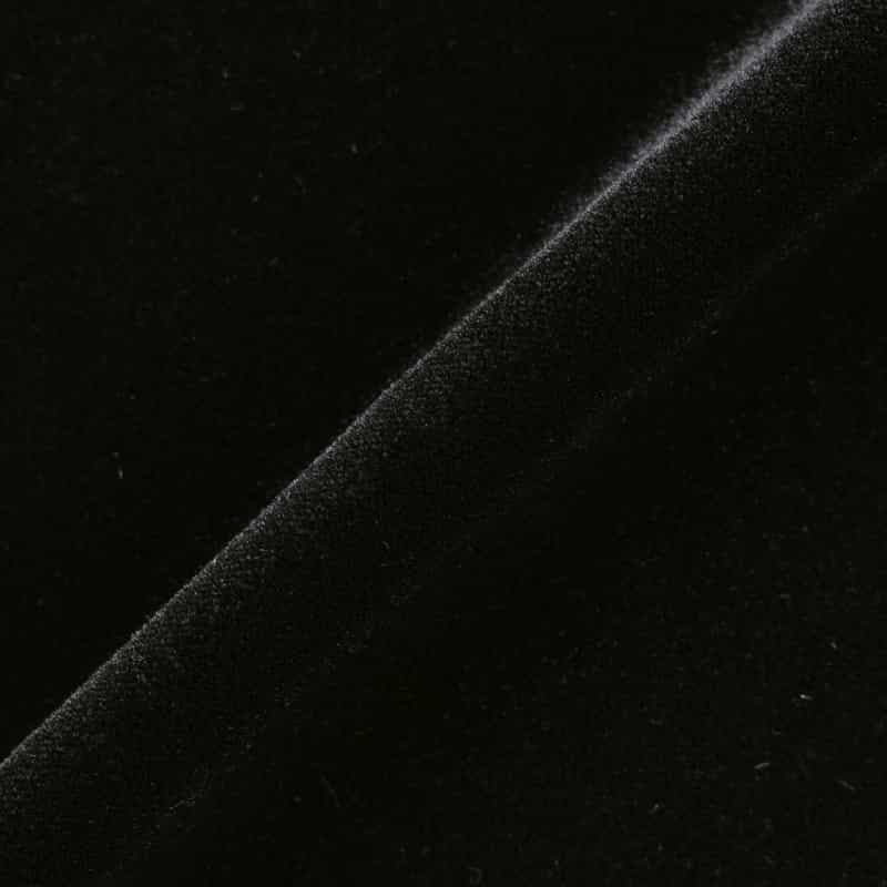 BARNEYS NEW YORK セットアップ ウォッシャブル ベロア素材 Vネックブラウス BLACK