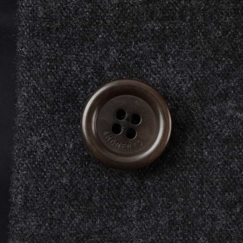 AMOMENTO AMOMENTO ＜アモーメント＞ 襟付き中綿入りジャケット GRAY