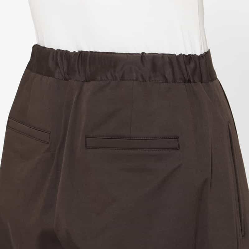 AMOMENTO AMOMENTO ＜アモーメント＞ 2タックワイドパンツ BROWN