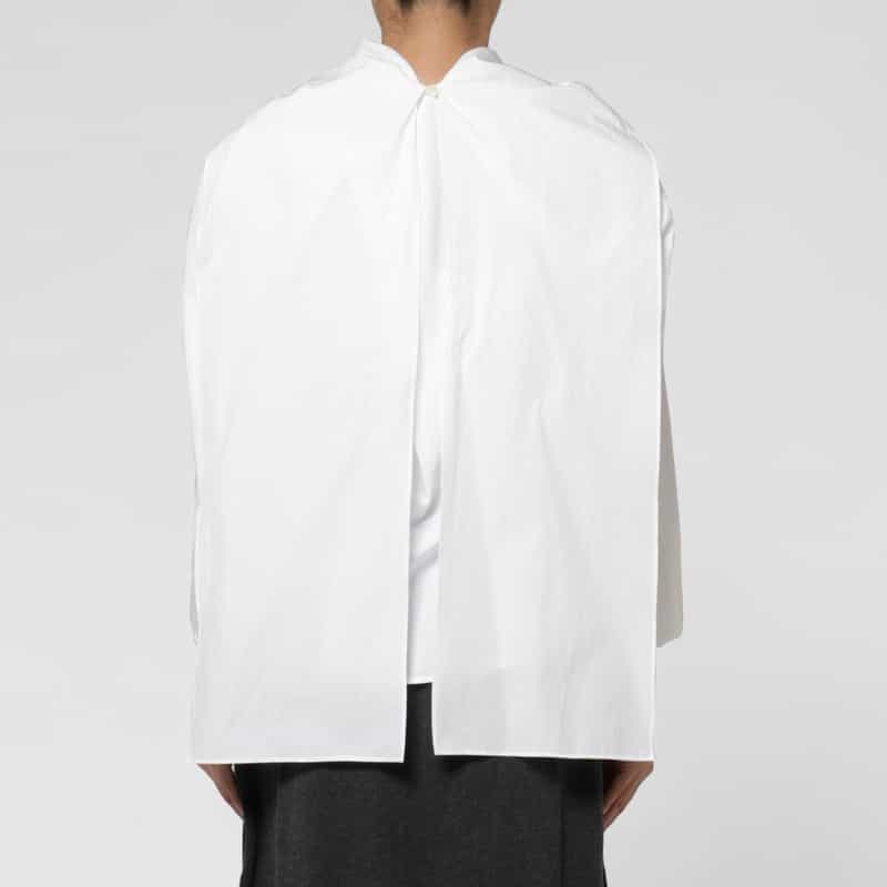 AMOMENTO AMOMENTO ＜アモーメント＞ コットン素材ノットデザインブラウス WHITE