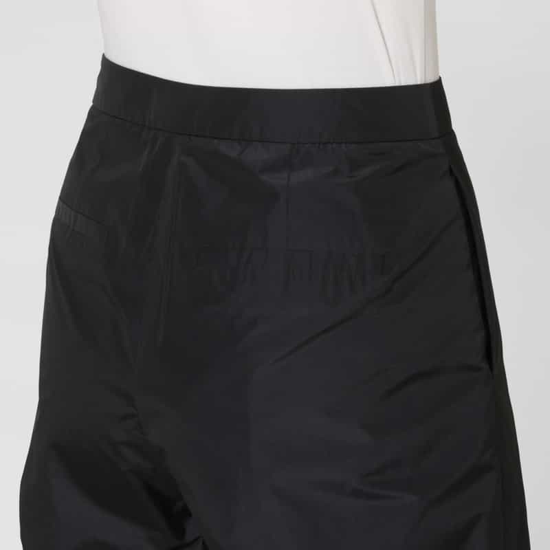 AMOMENTO AMOMENTO ＜アモーメント＞ シルク混タフタ バミューダパンツ BLACK