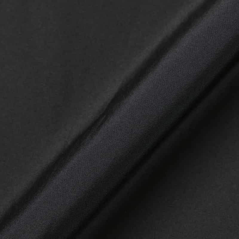 AMOMENTO AMOMENTO ＜アモーメント＞ シルク混タフタ バミューダパンツ BLACK
