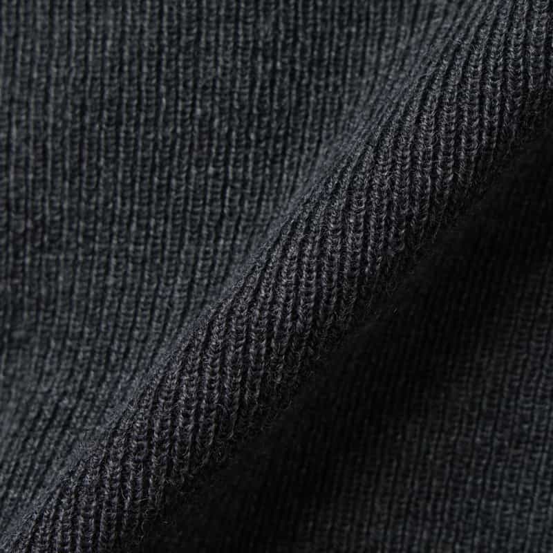 AMOMENTO AMOMENTO ＜アモーメント＞ ハイネック ニットカーディガン GRAY