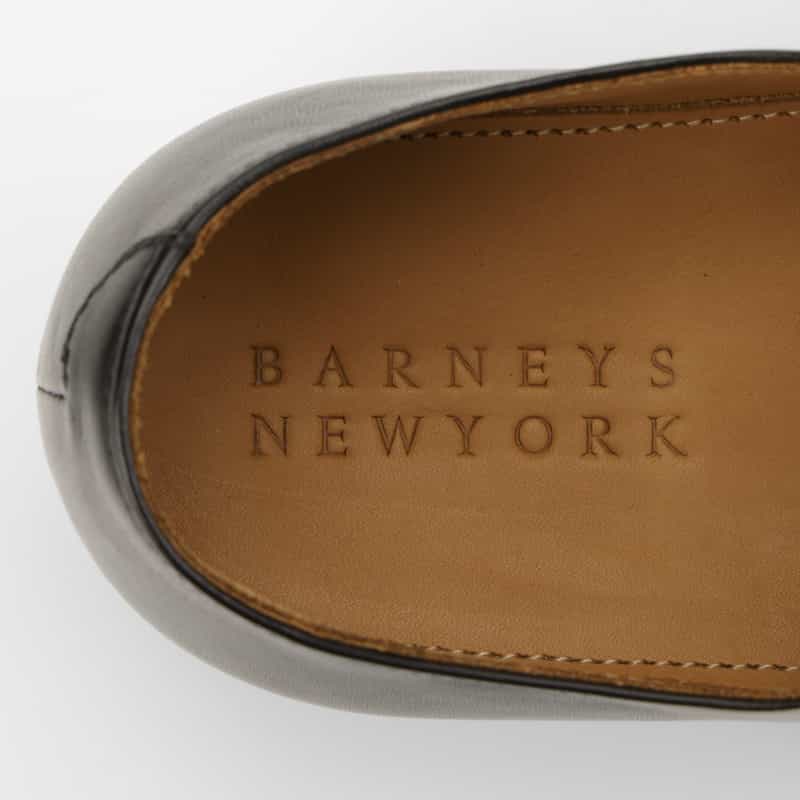 BARNEYS NEW YORK プレーントゥシューズ BLACK