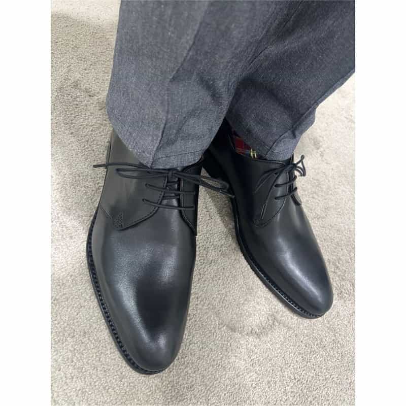 BARNEYS NEW YORK プレーントゥシューズ BLACK