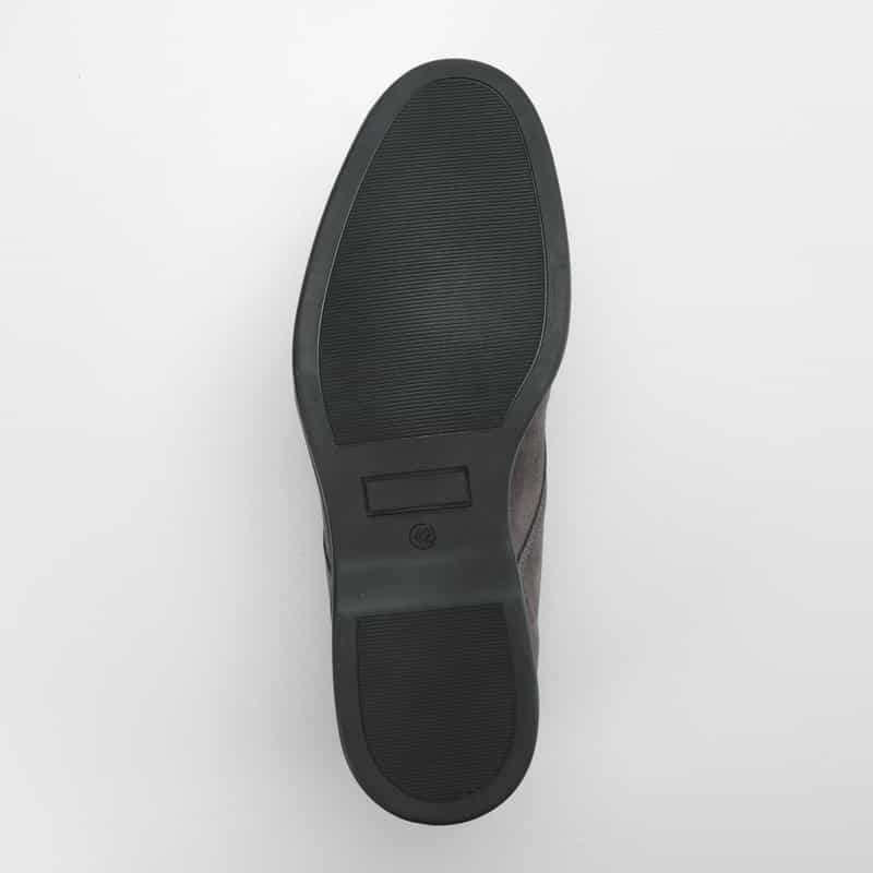BARNEYS NEW YORK スエード素材ミッドカットスリッポン GRAY