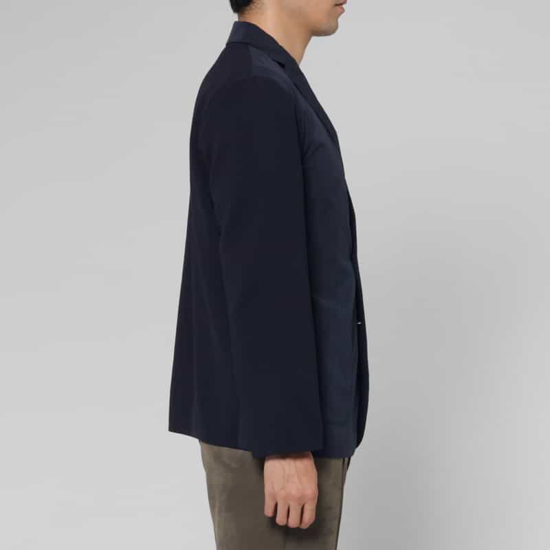 BARNEYS NEW YORK コンビネーションストレッチシングルジャケット NAVY