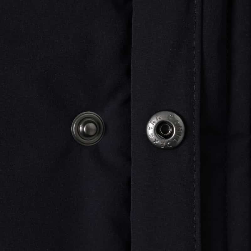 BARNEYS NEW YORK ケーブルニットスリーブジップアップブルゾン NAVY