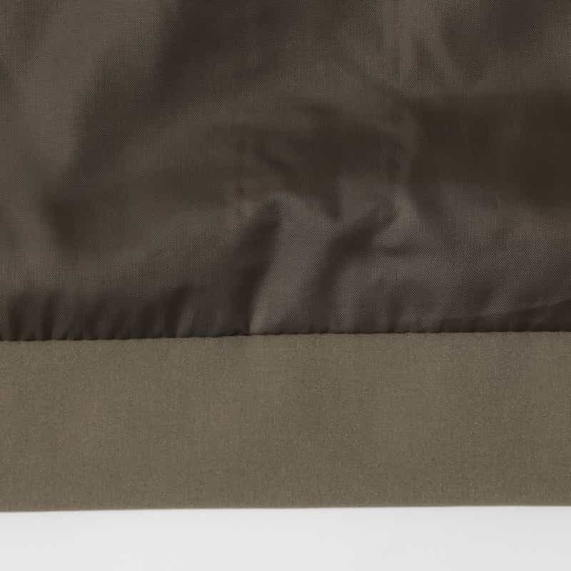 BARNEYS NEW YORK ケーブルニットスリーブジップアップブルゾン BROWN