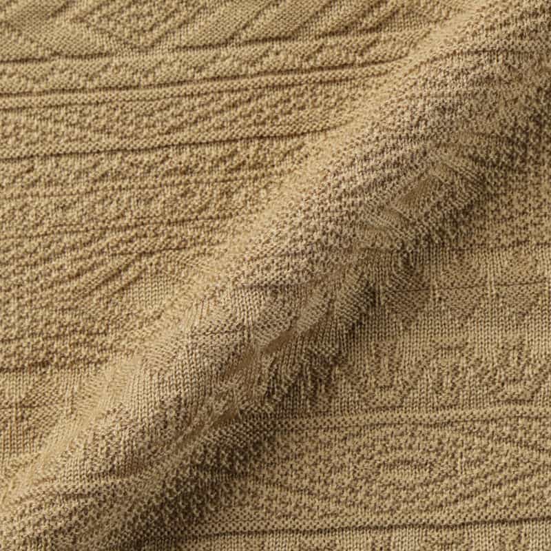 BARNEYS NEW YORK フェアアイル柄ニットプルオーバー BEIGE