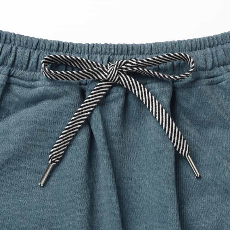 BARNEYS NEW YORK ウォッシャブル コーデュロイ素材ドローストリングスカート BLUE