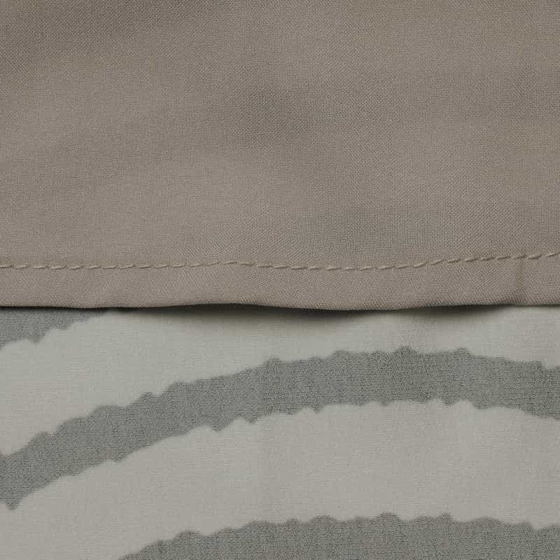 BARNEYS NEW YORK ウォッシャブル グラフィックプリント イージーワイドパンツ BEIGE