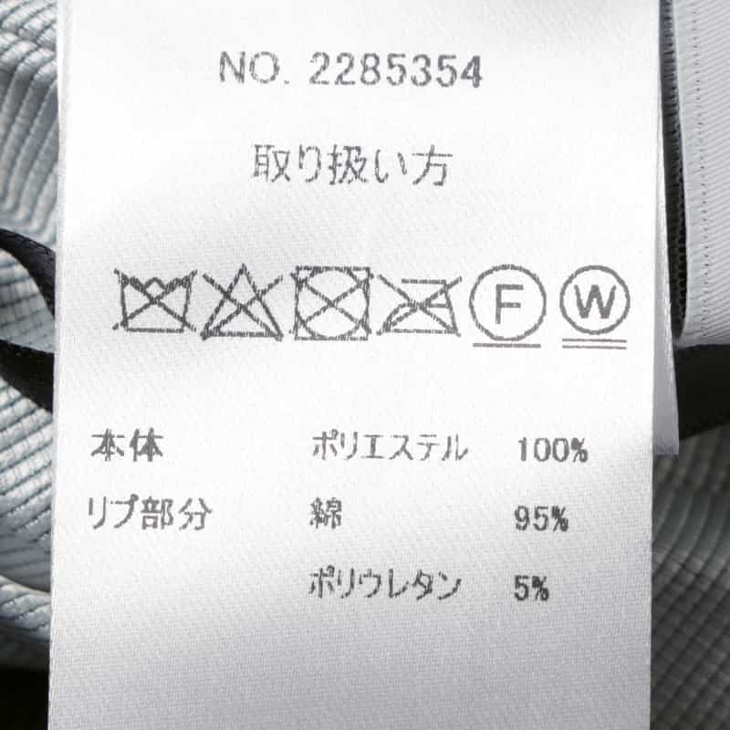 BARNEYS NEW YORK ペイズリー柄プリント アコーディオンプリーツスカート NAVY