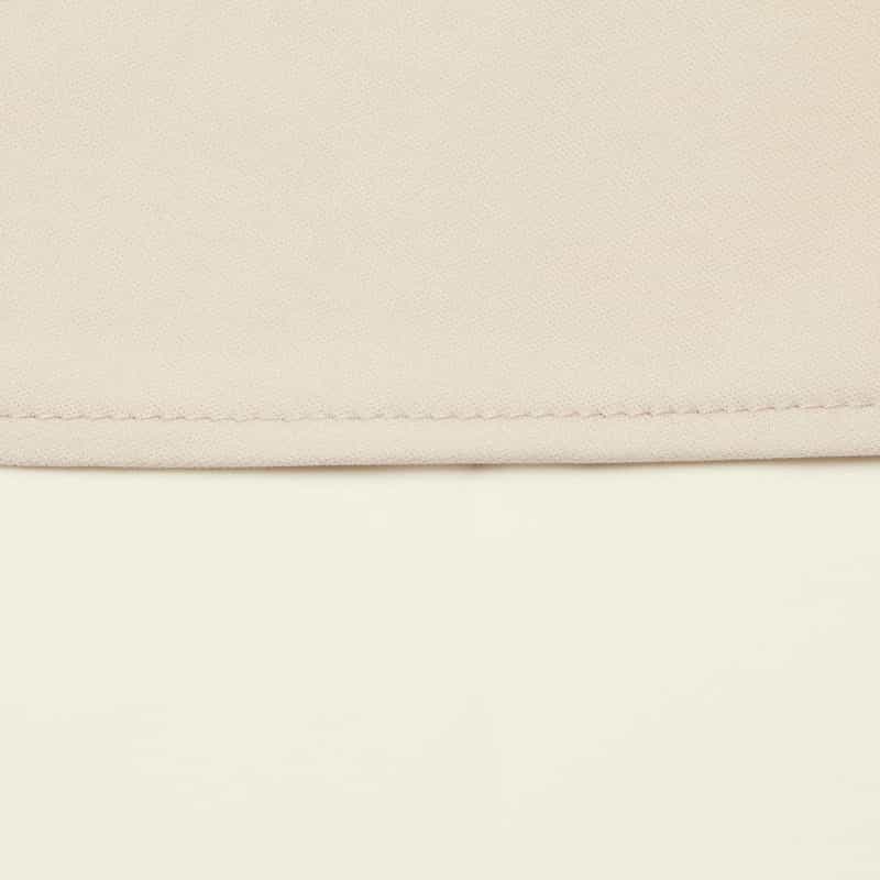 BARNEYS NEW YORK ウォッシャブル ランダムチュール素材パネル切替ロングフレアスカート OFF WHITE