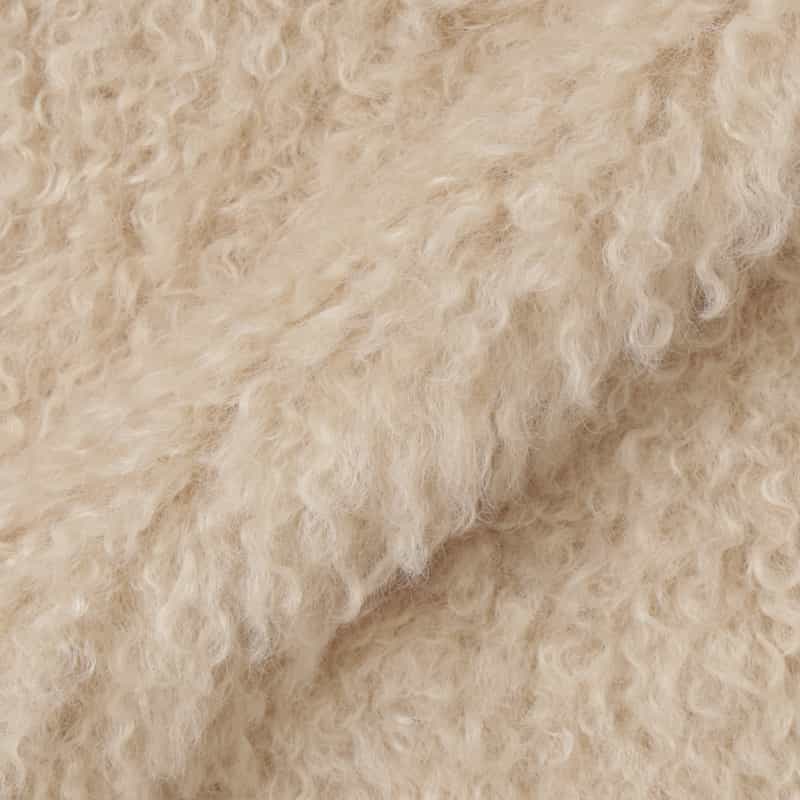 BARNEYS NEW YORK エコファー Wジップアップショートベスト BEIGE