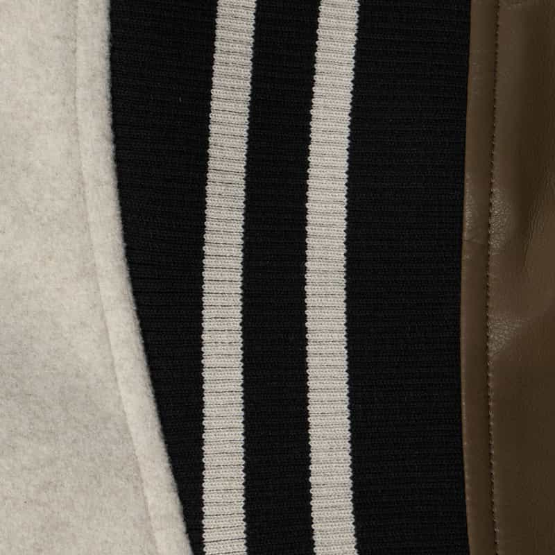 BARNEYS NEW YORK 異素材コンビネーション スタジアムジャンパー BEIGE