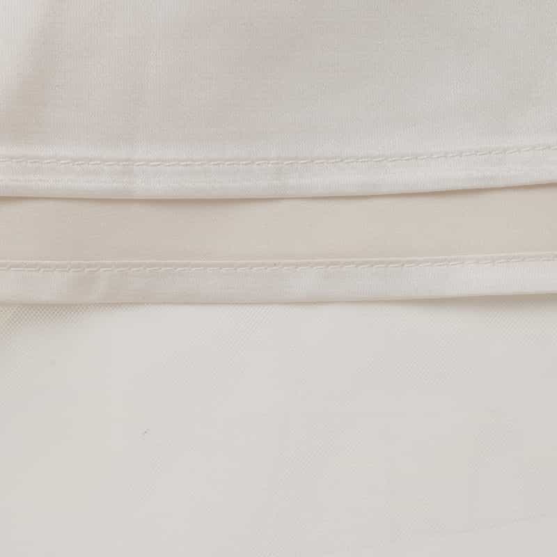 BARNEYS NEW YORK ウォッシャブル ランダムラッフル チュールスカート OFF WHITE