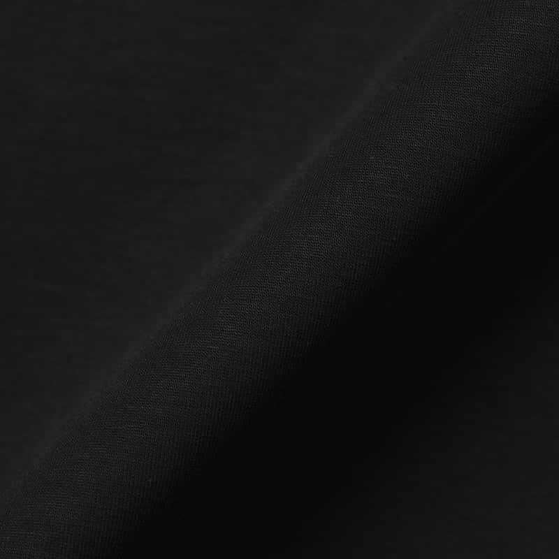 BARNEYS NEW YORK ウォッシャブル サイドラインデザイン ドローストリングパンツ BLACK