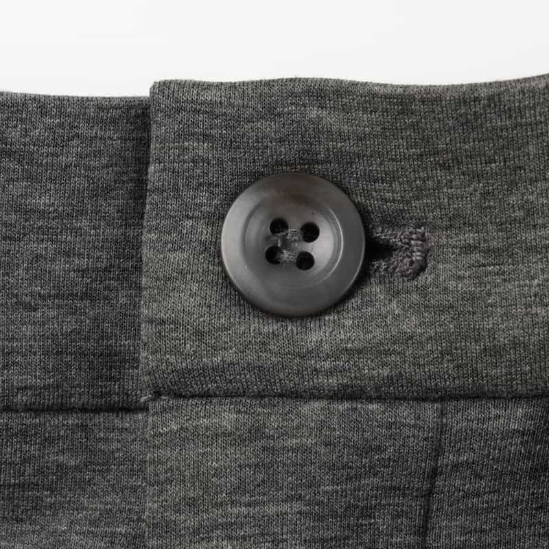 BARNEYS NEW YORK ウォッシャブル サイドラインデザイン ドローストリングパンツ DARK GRAY