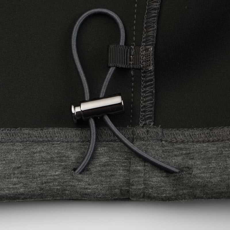 BARNEYS NEW YORK ウォッシャブル サイドラインデザイン ドローストリングパンツ DARK GRAY