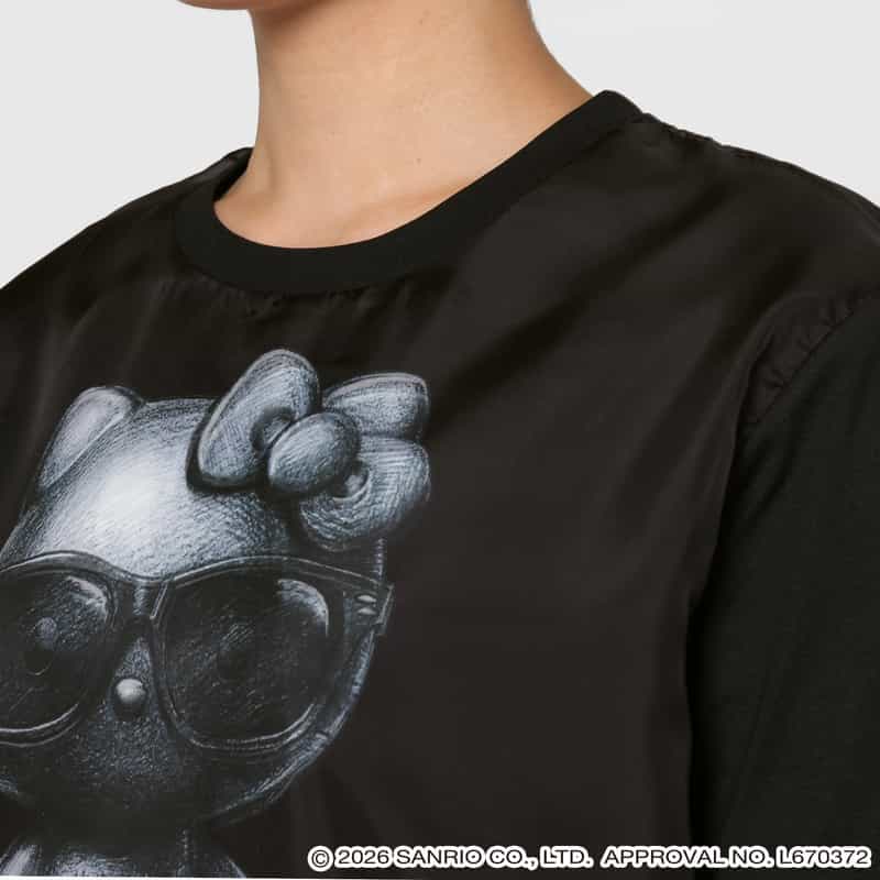 TRIPPY ART TRIPPY ART＜トリッピー アート＞ バーニーズ　ニューヨーク限定プリントTシャツ “HELLO KITTY“ BLACK