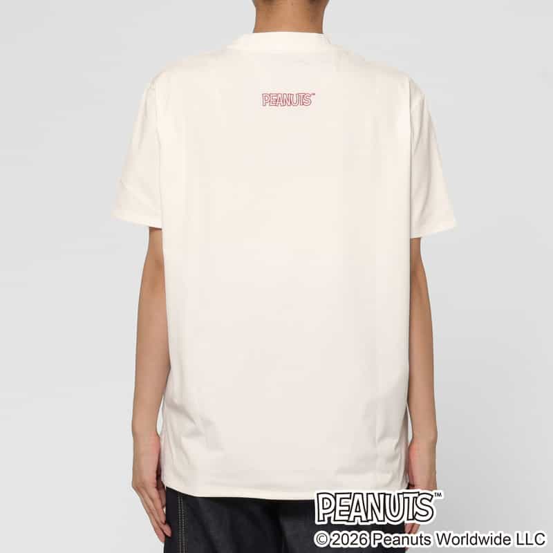TRIPPY ART TRIPPY ART＜トリッピー アート＞ バーニーズ　ニューヨーク限定プリントTシャツ “SNOOPY“ WHITE