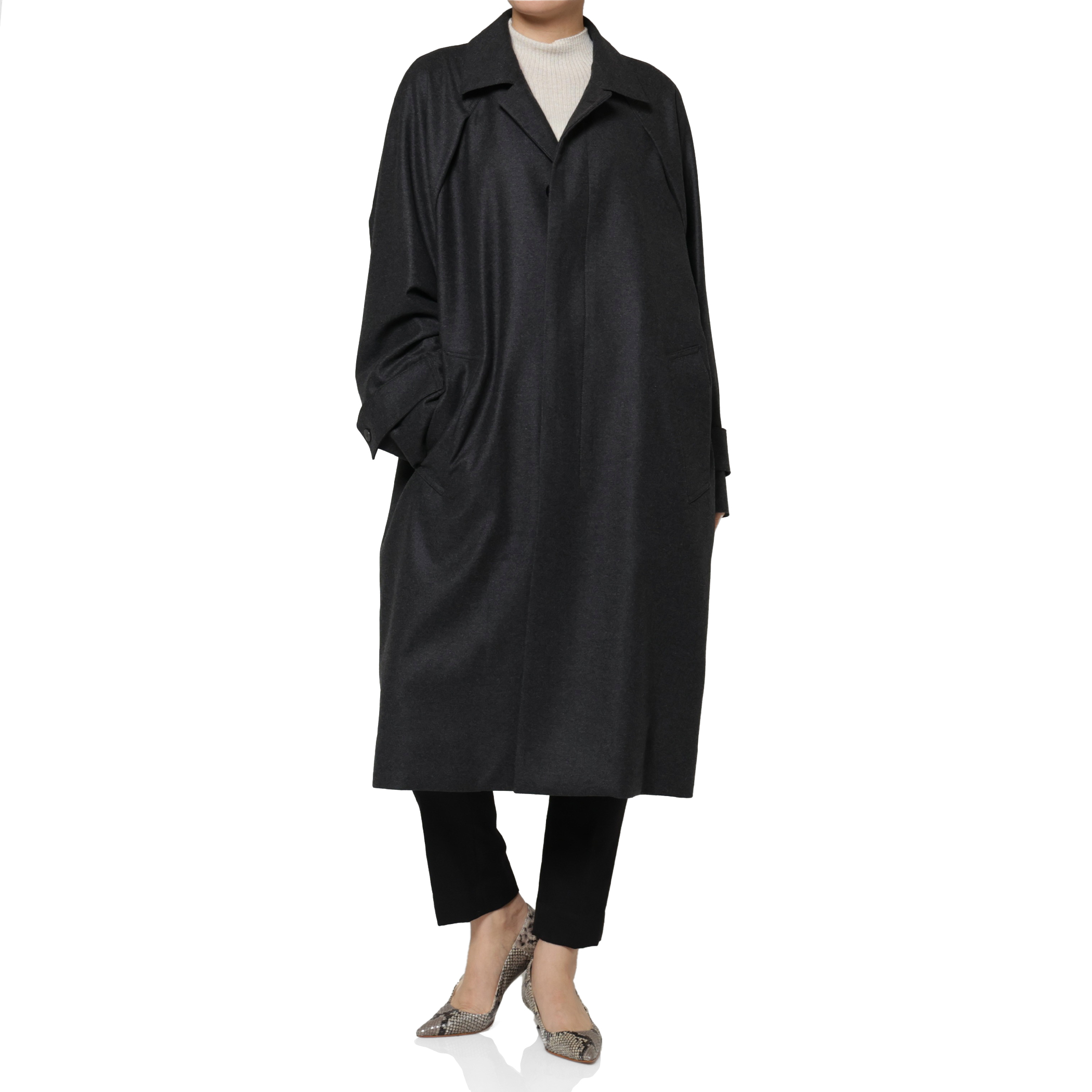 OVERCOAT ＜オーバーコート＞ バーニーズ　ニューヨーク限定ウールフランネルコート
