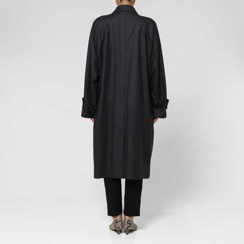 OVERCOAT OVERCOAT ＜オーバーコート＞ バーニーズ　ニューヨーク限定ウールフランネルコート GRAY