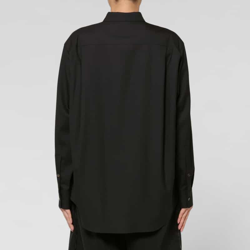 OVERCOAT OVERCOAT ＜オーバーコート＞ ウールシャツ BLACK