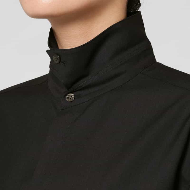 OVERCOAT OVERCOAT ＜オーバーコート＞ ウールシャツ BLACK