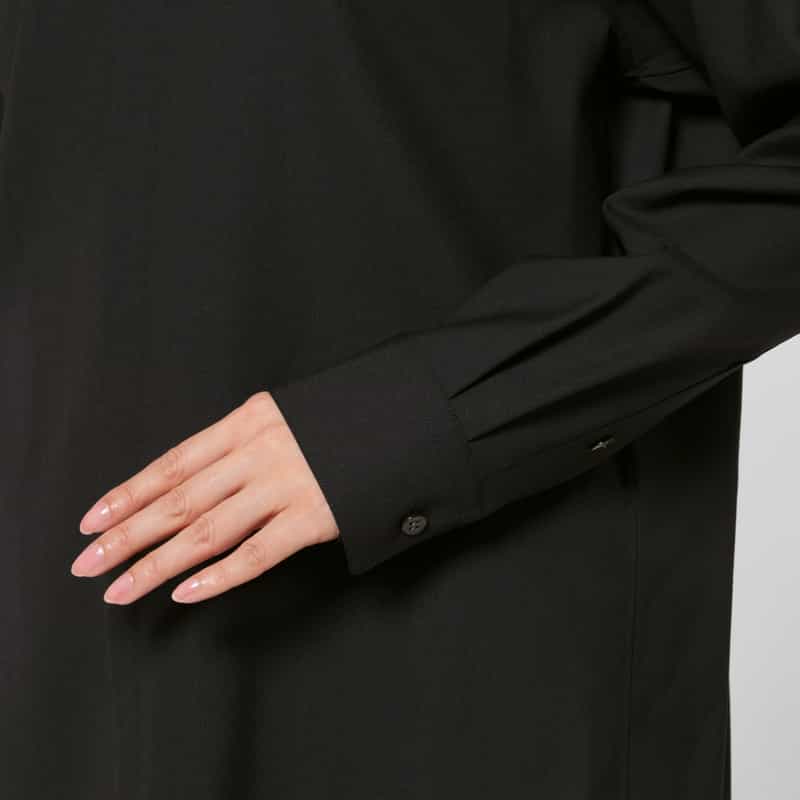OVERCOAT OVERCOAT ＜オーバーコート＞ ウールシャツ BLACK