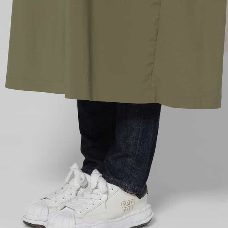 BARNEYS NEW YORK デザインカラー ダブルブレストモッズコート KHAKI