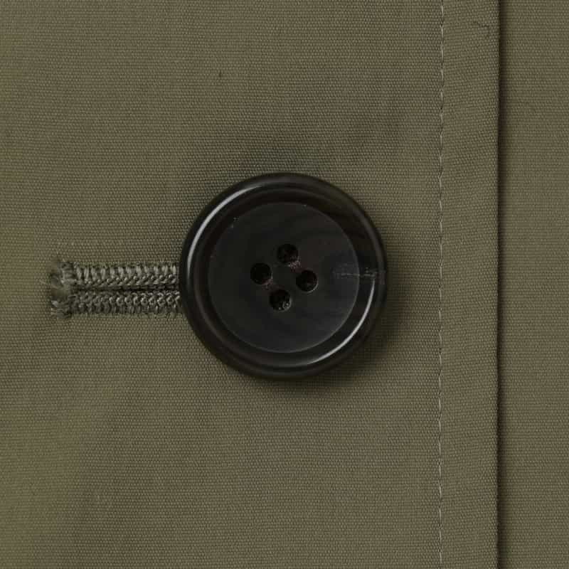 BARNEYS NEW YORK デザインカラー ダブルブレストモッズコート KHAKI