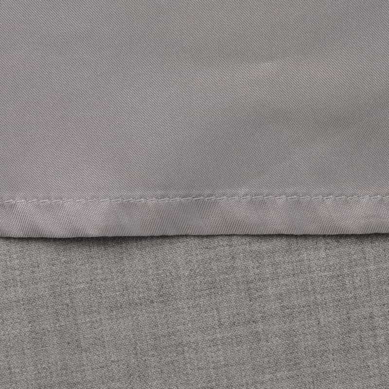 BARNEYS NEW YORK ウールライク ラウンド切替フレアスカート GRAY