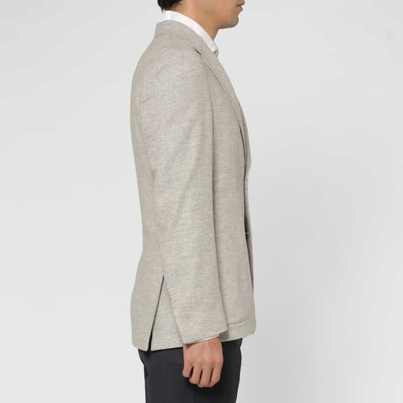 LARDINI LARDINI＜ラルディーニ＞ ウールカシミヤ素材テーラードジャケット LIGHT GRAY