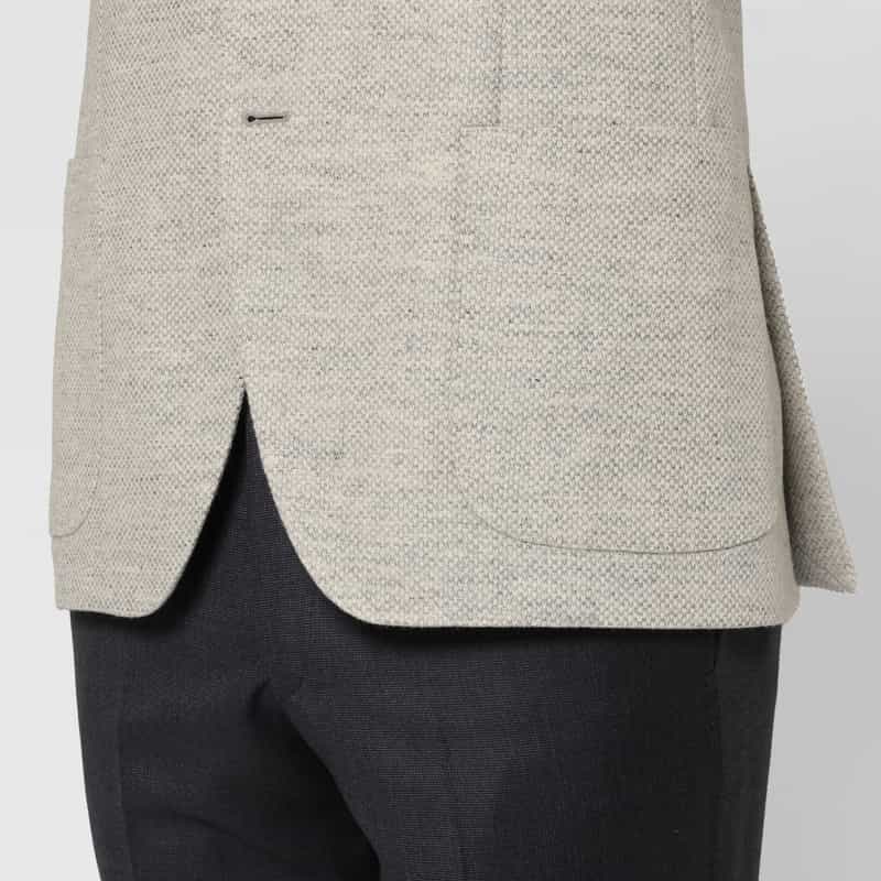 LARDINI LARDINI＜ラルディーニ＞ ウールカシミヤ素材テーラードジャケット LIGHT GRAY