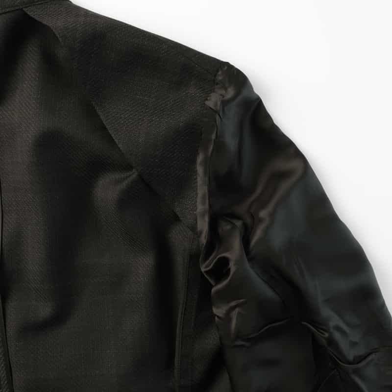 LARDINI LARDINI＜ラルディーニ＞ シャドーチェック柄テーラードジャケット BLACK
