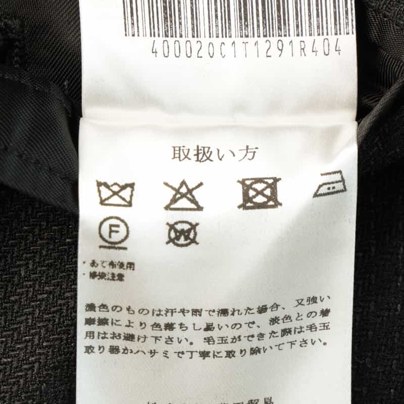 LARDINI LARDINI＜ラルディーニ＞ シャドーチェック柄テーラードジャケット BLACK