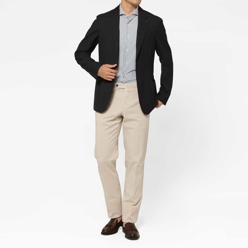 LARDINI LARDINI＜ラルディーニ＞ テーラードジャケット NAVY