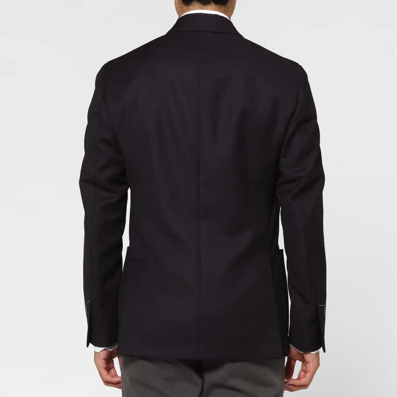 LARDINI LARDINI＜ラルディーニ＞ ヘリンボーン柄ダブルブレストジャケット NAVY