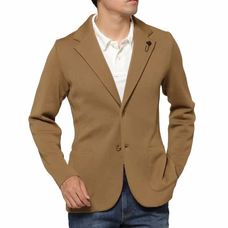 LARDINI LARDINI＜ラルディーニ＞ ミラノウールジャケット CAMEL