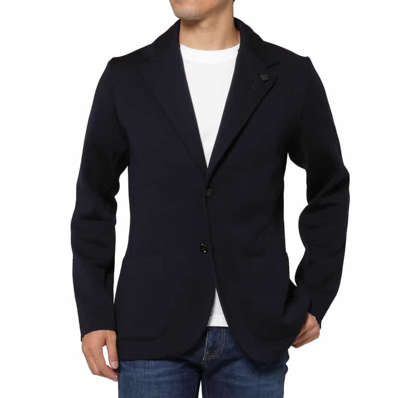LARDINI LARDINI＜ラルディーニ＞ ミラノウールジャケット NAVY