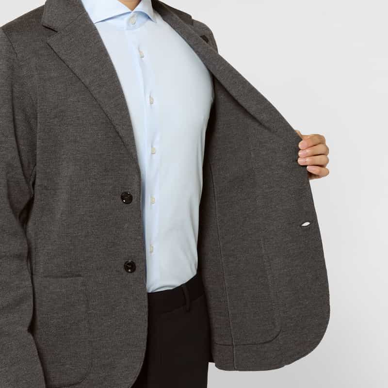 LARDINI LARDINI＜ラルディーニ＞ ミラノウールジャケット DARK GRAY
