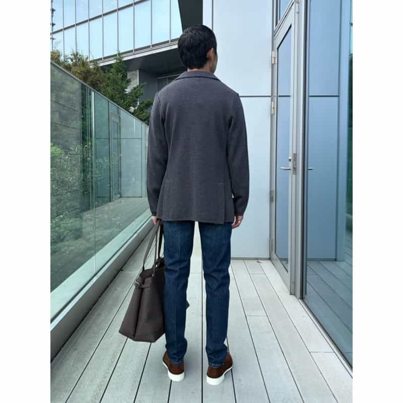 LARDINI LARDINI＜ラルディーニ＞ ミラノウールジャケット DARK GRAY