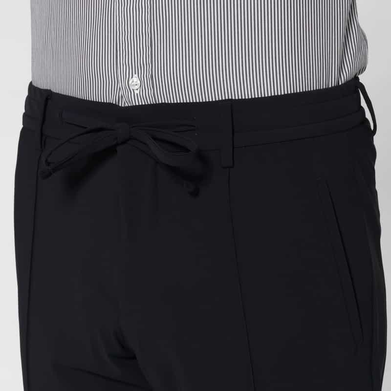 LARDINI LARDINI＜ラルディーニ＞ ジャージー素材ストレッチパンツ NAVY