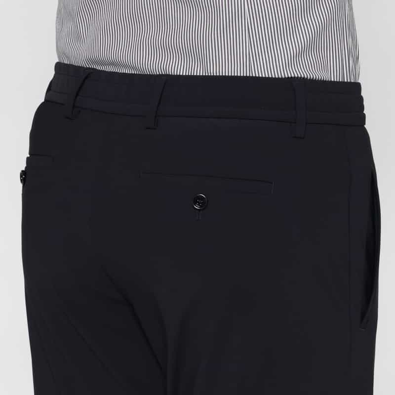 LARDINI LARDINI＜ラルディーニ＞ ジャージー素材ストレッチパンツ NAVY
