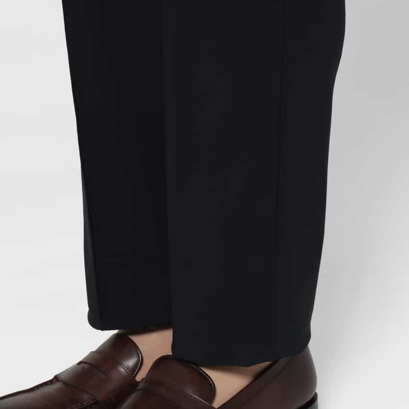 LARDINI LARDINI＜ラルディーニ＞ ジャージー素材ストレッチパンツ NAVY