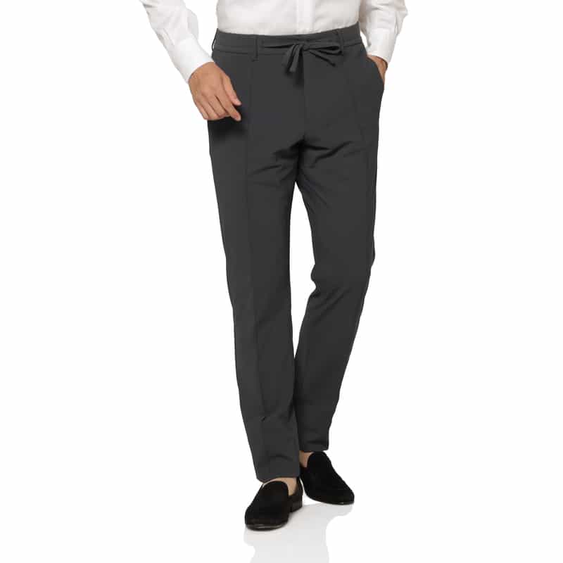 LARDINI LARDINI＜ラルディーニ＞ ジャージー素材ストレッチパンツ GRAY